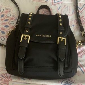 Michael Kors Lelia Nylon Mini Flop Backpack
